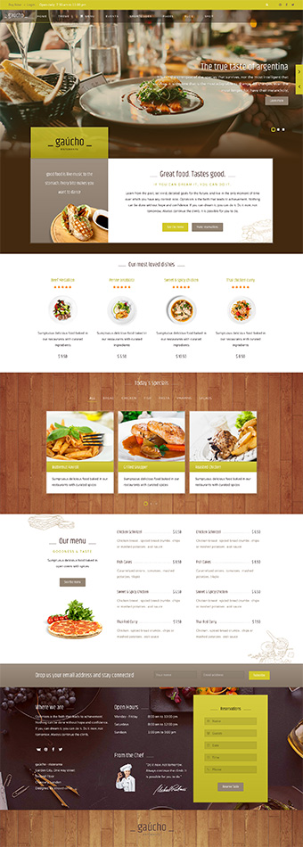 Gaucho Joomla Template