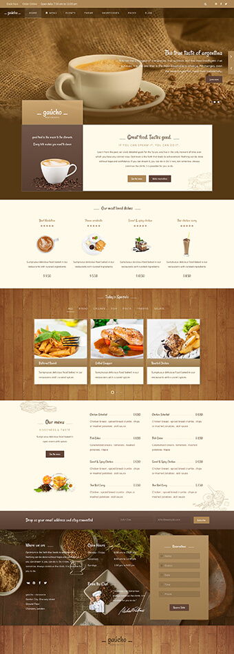 Gaucho Joomla Template