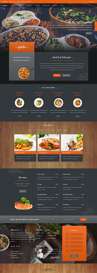 Gaucho Joomla Template