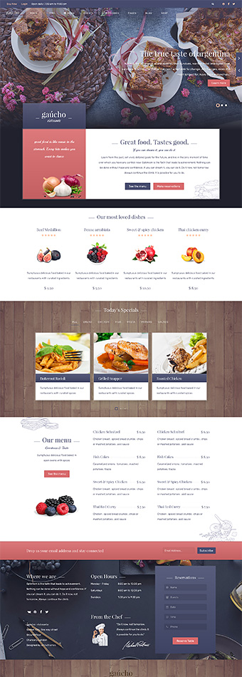 Gaucho Joomla Template