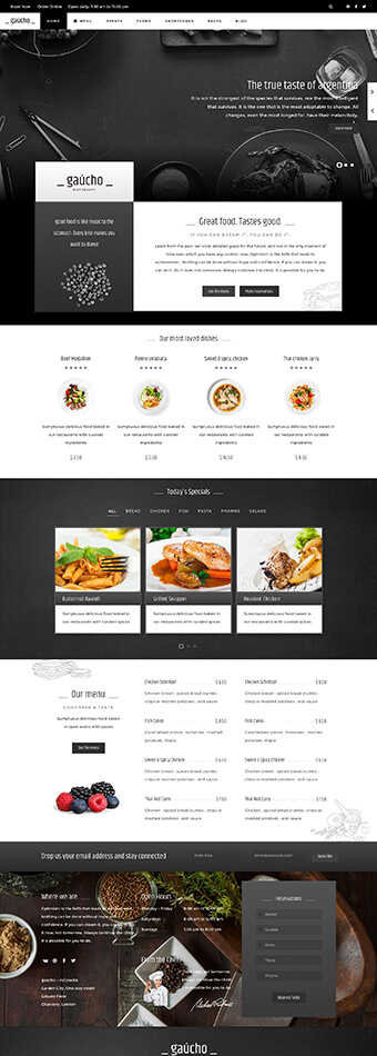 Gaucho Joomla Template